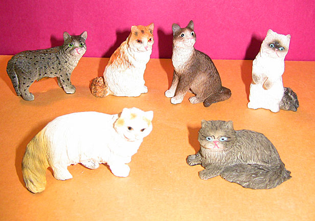 Cat Minis - Set of 6