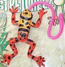 Stretchy Dart Frog - Orange