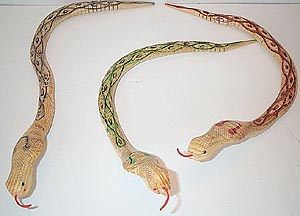 Wooden Bendy Cobra Snake