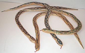 Plain Wooden Bendy Snake