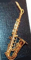 Saxophone - Gold Small