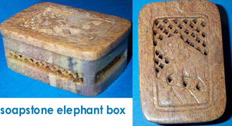 Elephant Box - Soapstone