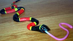 Coral Snake - Stretch Rubber with Tongue