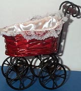 Pram - Wicker & Metal