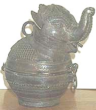 Elephant Box - Brass Dhokra