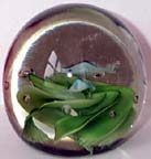 Glass Paperweight - Dolphins