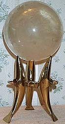 Brass Ball Stand - Dolphins