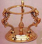 Brass Ball Stand - Fancy