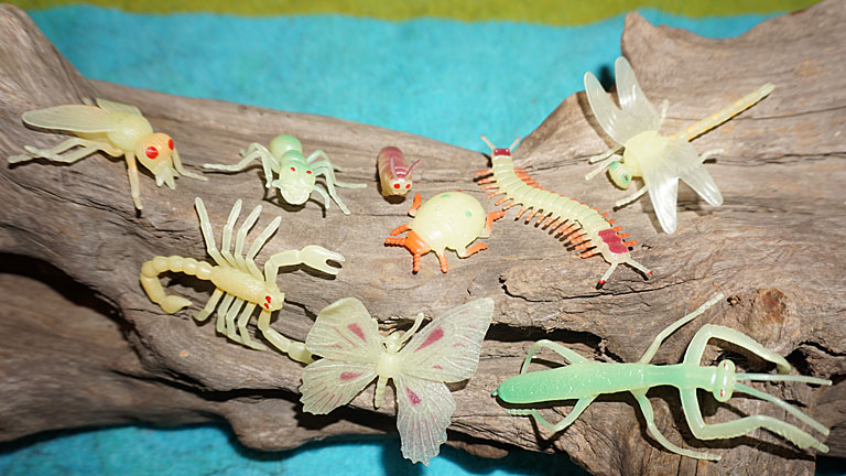 Glow-in-the-dark Bugs