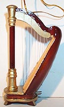 Harp Ornament