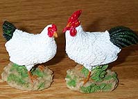 Chicken Pair - White&Black