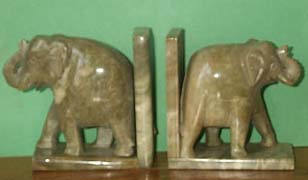 Elephant Bookends