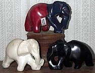 Elephant - Soapstone 3"