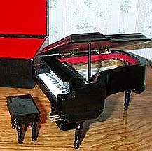 miniature grand piano